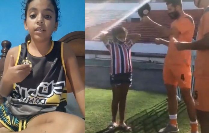 LFTV - Menina que sofreu bullying por jogar futebol ganha homenagem