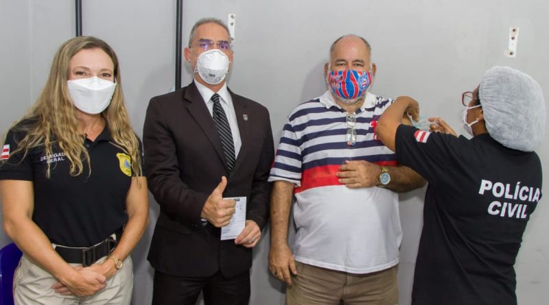 Bahia: Policiais civis destacam emoção de serem vacinados contra Covid-19