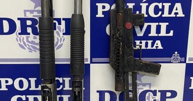Salvador: Armas de grosso calibre são apreendidas em Santa Mônica