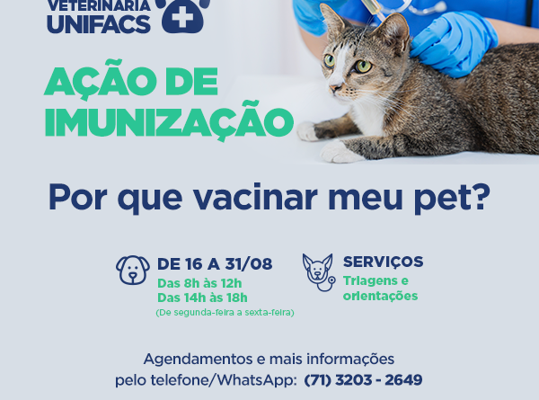 Salvador: Clínica escola realiza ação de imunização de pets