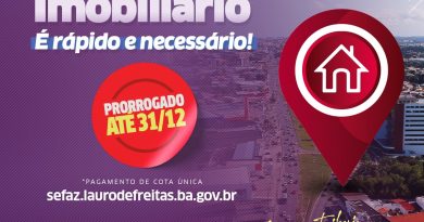 O prazo para realizar o recadastramento imobiliário, em Lauro de Freitas, segue até a próxima sexta-feira (31)
