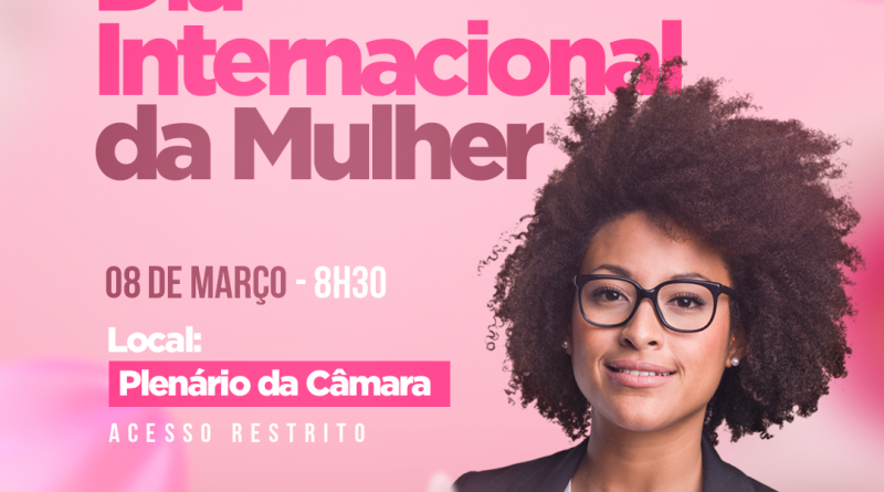 Camaçari: Câmara realizará sessão especial em homenagem ao dia internacional da mulher