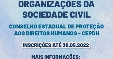 Estão abertas as inscrições para o Edital da Eleição de Representantes de Organizações da Sociedade Civil, para o biênio 2022/2024.