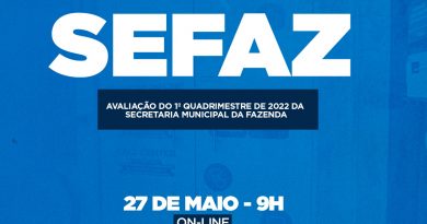 Camaçari: Audiência Pública para prestação de contas do 1º quadrimestre de 2022 da Sefaz acontece sexta-feira (27)