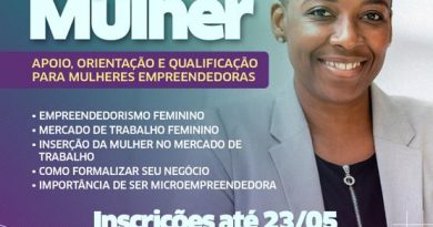 O curso, que conta com a emissão de certificado, será realizado nos dias 26 e 27/05, das 9h às 12h, na sede da Associação Beneficente e Organizadora dos Festejos de Santo Antônio, no bairro de Portão.