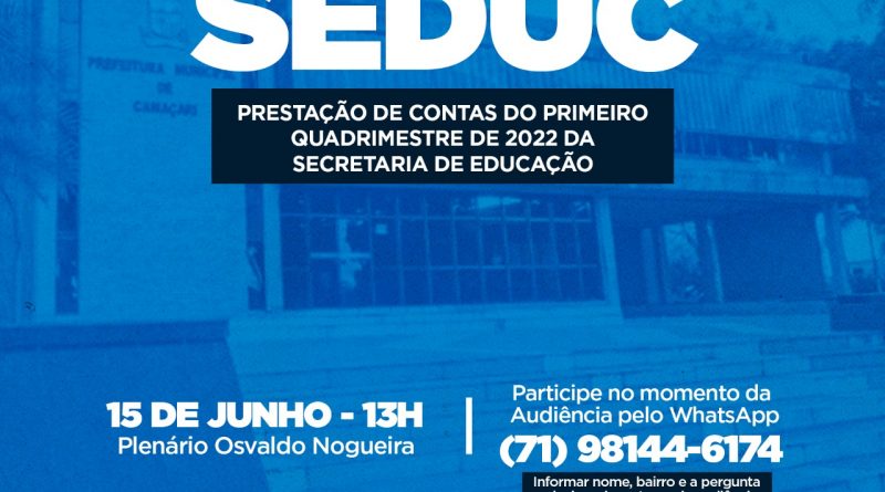 A atividade começará às 13h, no plenário da Casa, e será presidida pela Comissão de Educação e Assistência Social da Casa Legislativa.