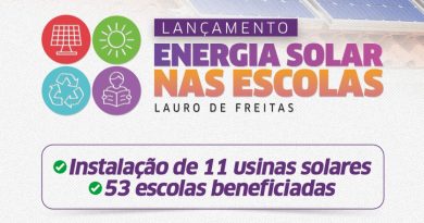 Lauro de Freitas se tornará uma cidade mais sustentável, reduzindo cerca de 460 toneladas de gás carbônico na atmosfera, ao longo dos próximos 25 anos.