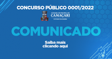 A informação foi divulgada através da Portaria nº 339/2022, publicado no Diário Oficial Eletrônico nº 266, desta terça-feira (09/08), pela Comissão Organizadora do Concurso Público.