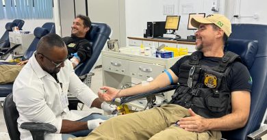 Campanha mobiliza guardas portuários para reforçar estoque de sangue na Hemoba