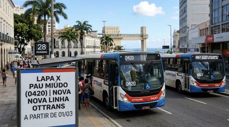 Mudanças nos Onibus em Salvador