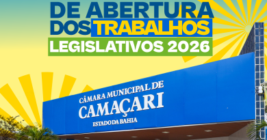 Câmara realiza Sessão Solene de Abertura dos Trabalhos Legislativos de 2026 na terça-feira (24)