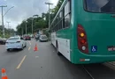 Motociclista de aplicativo morre em colisão com ônibus em Cajazeiras, Salvador