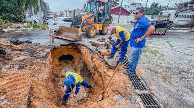 Prefeitura realiza obra de drenagem para reduzir alagamentos em Itinga