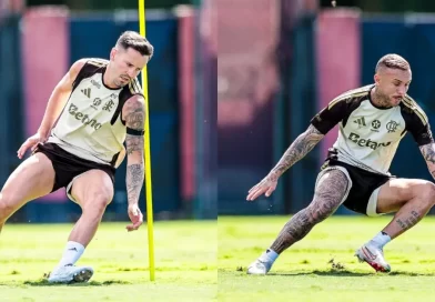 Brasil: Saúl e Cebolinha voltam a treinar no Flamengo e podem reforçar time contra Medellín e Bahia