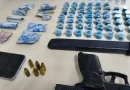 PM apreende arma e drogas após troca de tiros com suspeitos em Vila de Abrantes