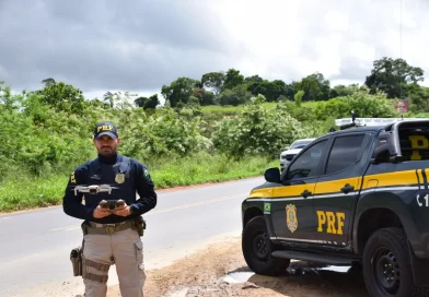 PRF passa a utilizar drones para fiscalizar motoristas na BR-324 durante o São João 2026